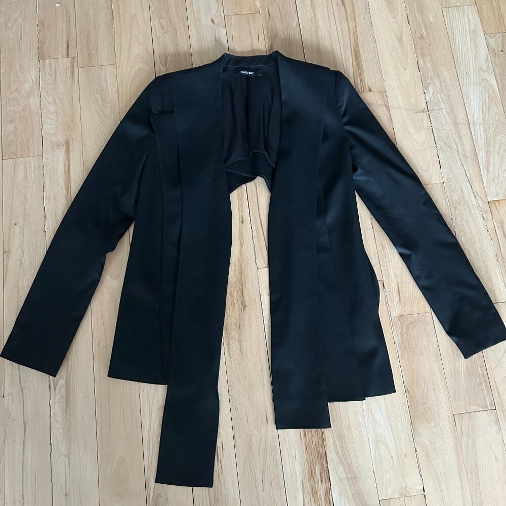 Kimberly Ovitz Black Backless Jacket